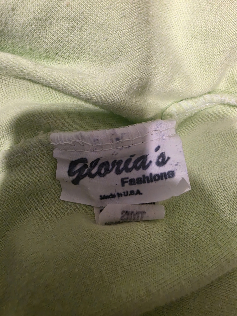 ​Vintage 70s/80s Lime Green Terry Cloth Romper Seashell Zip - Picture 4 of 5